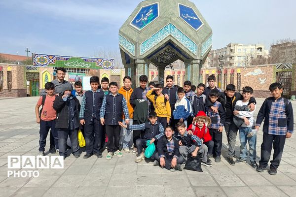 اردوی یک روزه دانش آموزان دبستان قلنبر در فرهنگسرای ولا شهرری 