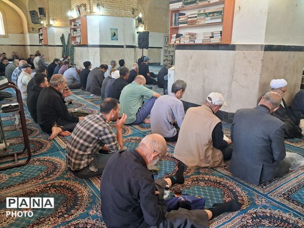 مسجد جامع نیشابور ؛ میزبان هفتمین روز تدفین آقای شهید ایران 