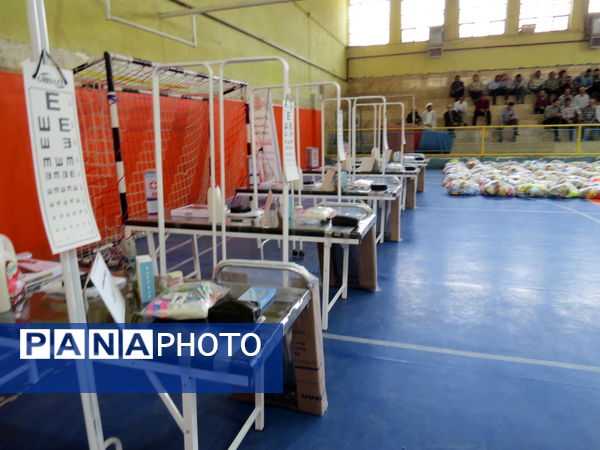 آیین اعزام کاروان تجهیزات ورزشی ـ بهداشتی مهر با نشاط شهرستان بجنورد