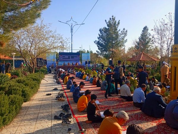 اختتامیه محافل قرآنی در آخرین روز از ماه مبارک رمضان در کاشمر
