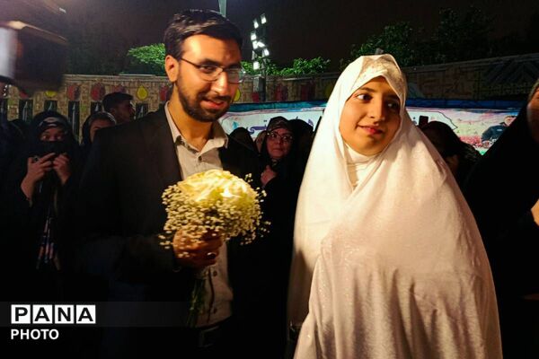 مراسم ازدواج آسان ۴۷ زوج جان فدا در شهرری