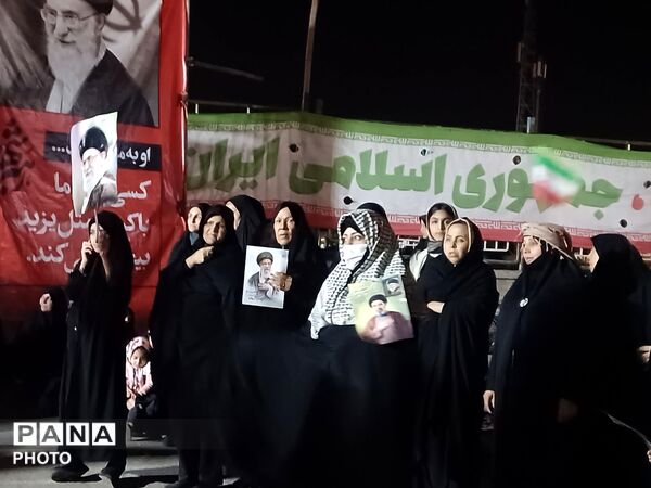 همبستگی مردم نیشابور در اجتماعات شبانه