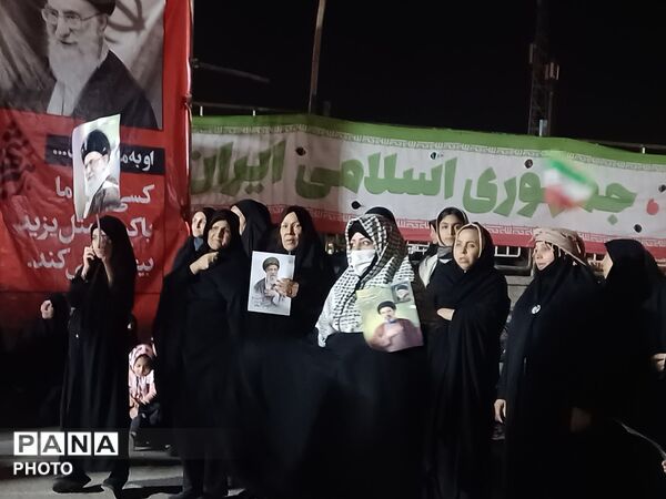 همبستگی مردم نیشابور در اجتماعات شبانه