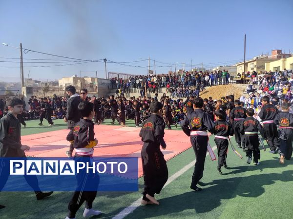 گرامیداشت دهه مبارکه فجر در روستای بیدک 