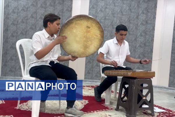 رقابتی از رنگ فرهنگ و هنر؛  هنرنمایی دانش‌آموزان در دیار شیخ جام