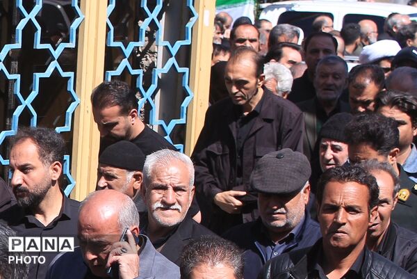 تشییع پیکر شهید سرگرد «جواد عبدی» در حملات آمریکایی - صهیونی