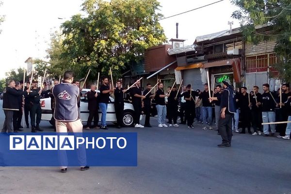 برگزاری مراسم «شاه حسین گویان» اربعین در شهرستان تکاب