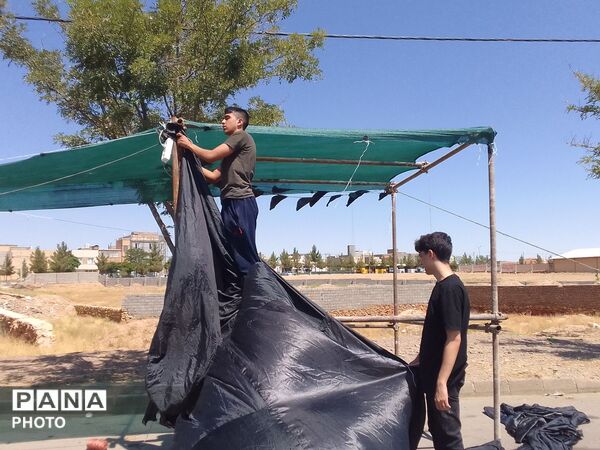 حضور پررنگ کودکان و نوجوانان در کاروان زیارتی پیاده