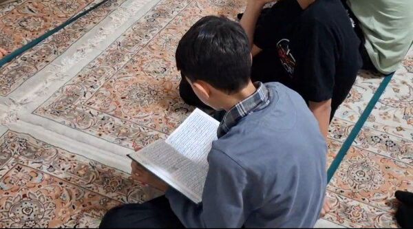 همایش قرآنی معتکفین اعتکاف دانش آموزی کاشمر