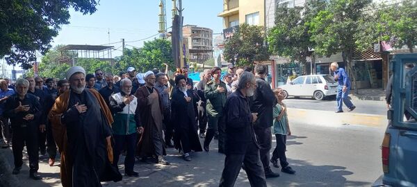 عزاداری شهادت ثامن‌الحجج(ع) در جویبار