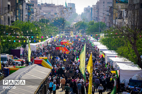 جلوه‌هایی از مهمانی 10 کیلومتری غدیر