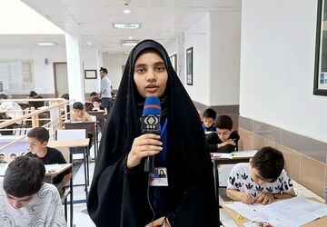 رقابت علمی دانش آموزان استان قم در آزمون استعدادهای درخشان
