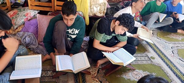 جلوه‌هایی از اعتکاف پسران آشخانه 