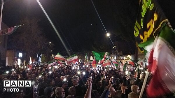 حضور گسترده و پرشور مردم انقلابی نیشابور در خونخواهی شهادت رهبر شهید