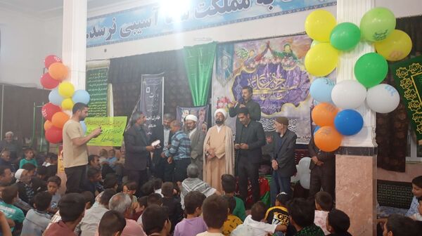 مراسم عید غدیرخم در مسجد جامع شهر تیتکانلو 