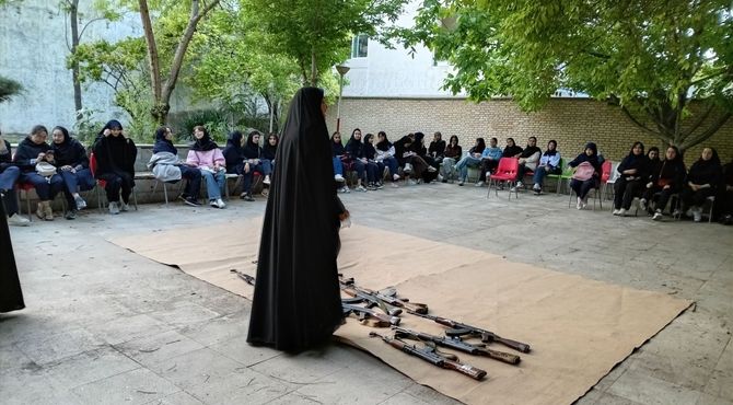 «پاتوق نوجوان مبارز» با حضور پررنگ دختران شهرستان بجنورد