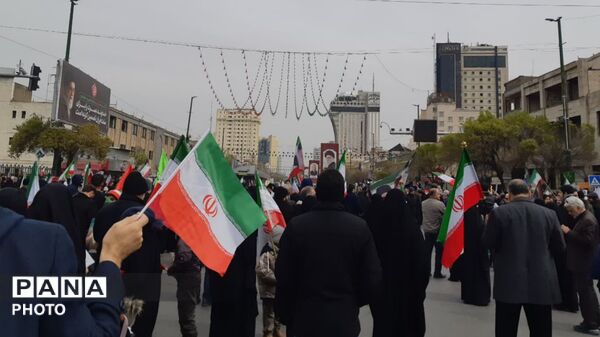خروش مردمان مشهدی در راهپیمایی حماسی روز قدس 