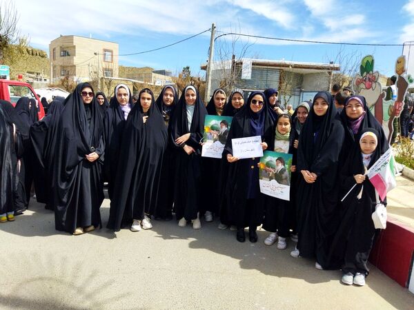 راهپیمایی روز جهانی قدس در شهر راز