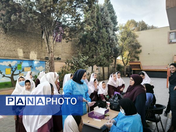 وارنیش فلوراید در دبستان شطیطه2