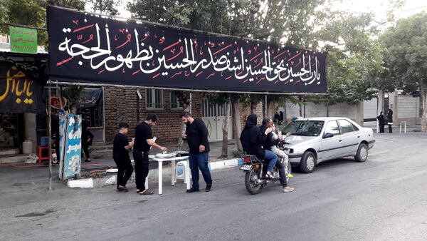 خدمت‌رسانی موکب ریحانه الحسین شهرستان شازند