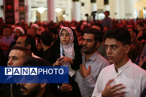 مراسم عزاداری سالروز شهادت امام حسن عسگری(ع) در قم