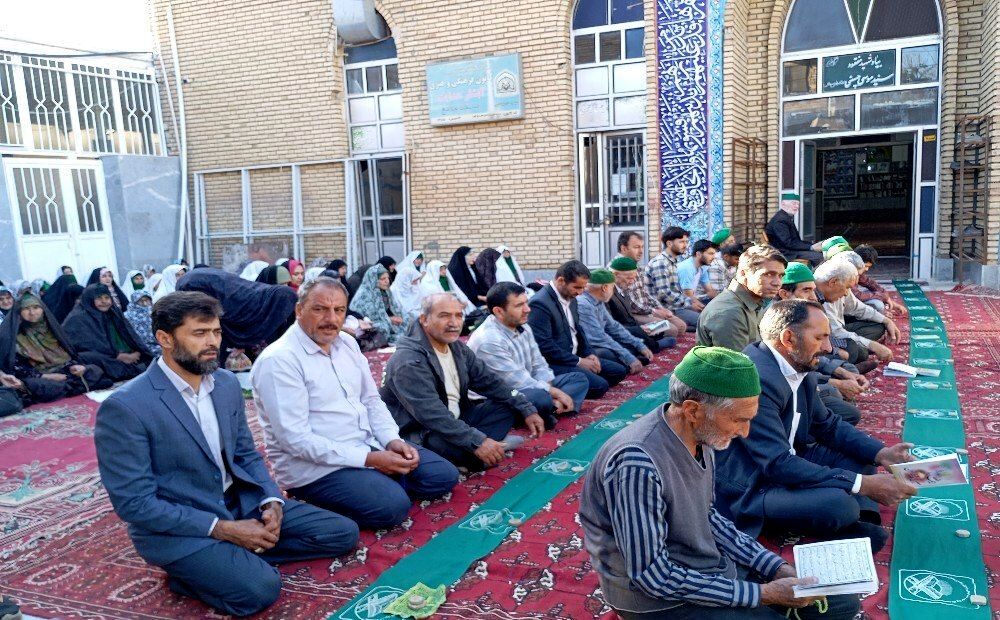 نماز عید سعید قربان در مسجد جامع شهر بار نیشابور