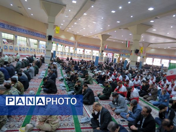 آیین یادبود شهیدان خدمت در مصلای امام خمینی(ره)  شهرستان بجنورد