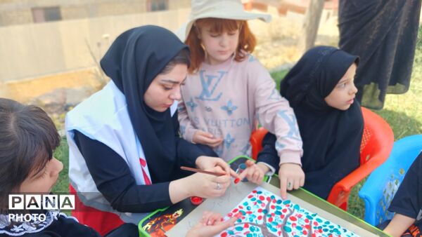 حضور پرشور جاماندگان در پیاده‌روی اربعین حسینی در شهر فارسان 