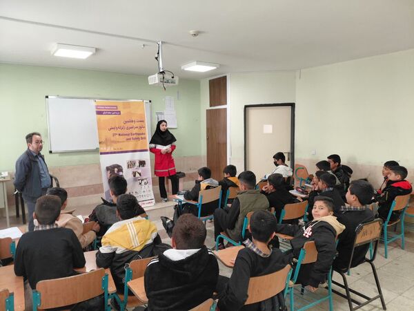 برنامه نمادین مانور زلزله در شهرستان بروجن