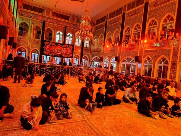 برگزاری مراسم شب سوم عزاداری اباعبدالله(ع) در تکیه ابوالفضلی نیشابور