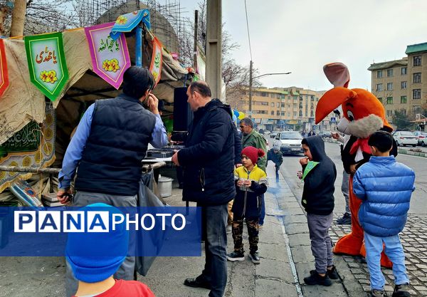همدلی و شادی در روز ولادت امام زمان (عج) در ملارد 