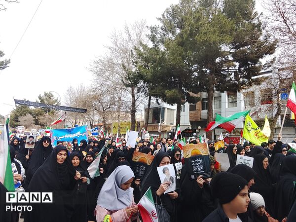  راهپیمایی روز قدس باحضور پرشور مردم نیشابور