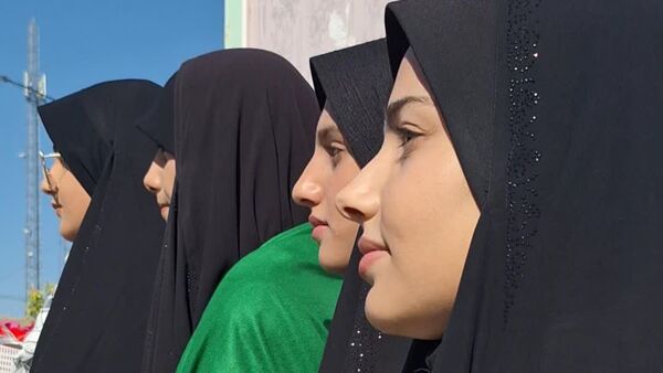 استقبال از شهدای گمنام در دبیرستان حضرت زینب(س) شهرستان لنده