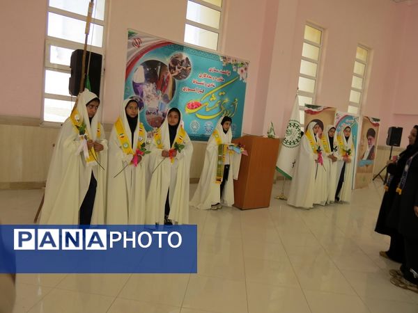 اردوی تمشک دختران بجنورد در اردوگاه شهید چمران 