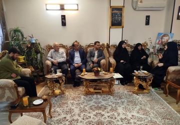 دیدار و تجلیل از خانواده معزز فرهنگی شهید سید محمد میرعزآبادی