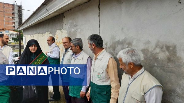 استقبال از کاروان زیر سایه خورشید در دبستان امام رضا(ع) نور