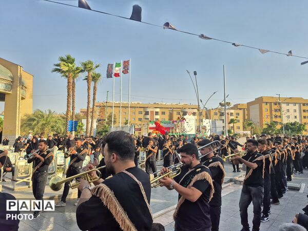 گلستان شهدا میزبان کاروان تاسوعای حسینی شد