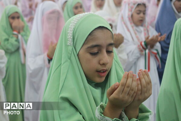  آغاز جشن بندگی دانش‌آموزان  شهرستان نظرآباد 