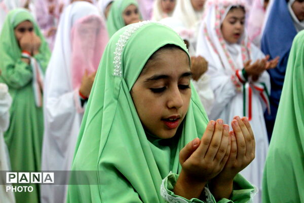  آغاز جشن بندگی دانش‌آموزان  شهرستان نظرآباد 