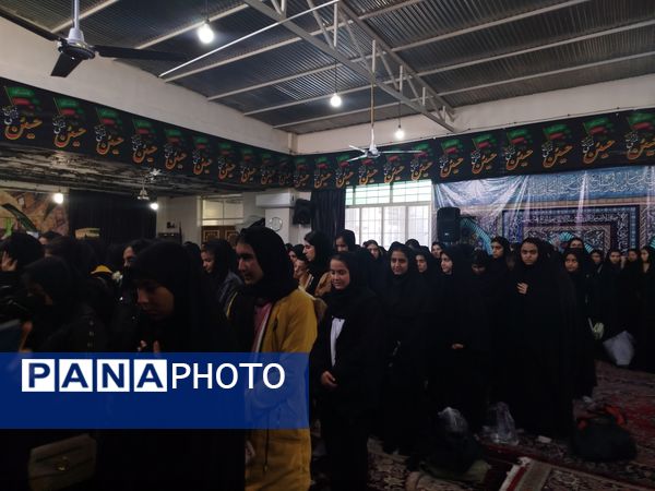 اعزام دانش‌آموزان دختر آشخانه به اردوی راهیان نور