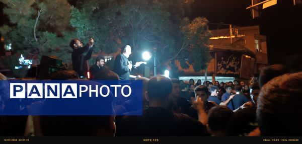 حرکت دسته عزاداری چلچراغ زنجان