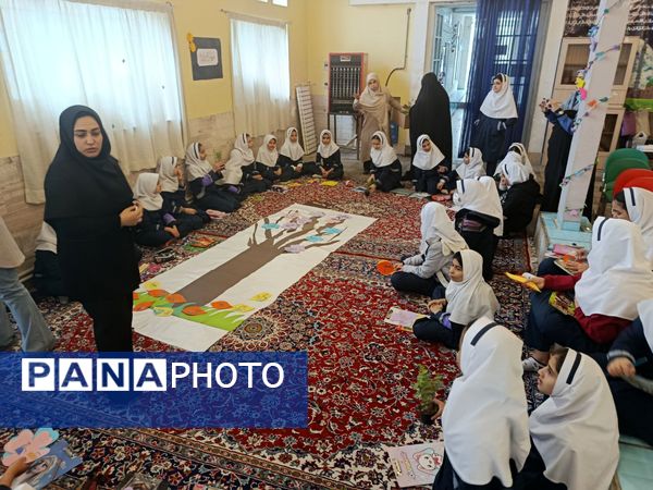 نقاشی همگانی با موضوع صرفه‌جویی در مصرف آب ، گاز و برق