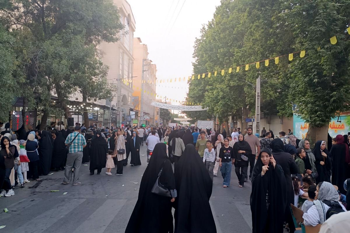 جشن ولایت در خیابانی که به نام غدیر نام گرفت