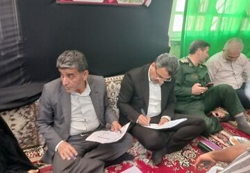برپایی میزخدمت در فریدونکنار