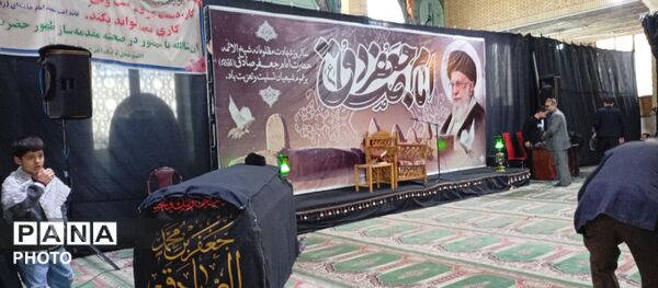 حضور پرشور مردم ملایر در عزاداری سالروز شهادت امام جعفر صادق (ع)