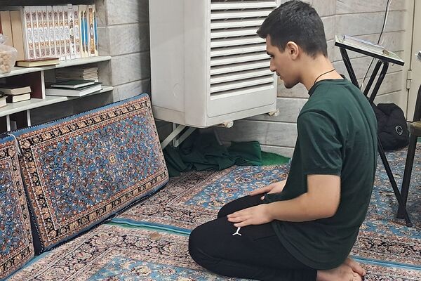 جلوه‌هایی از اعتکاف دانش‌آموزی در قم