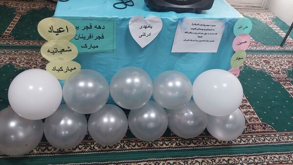 جشن ولادت امام زمان (عج)در مدرسه عزت طلایی