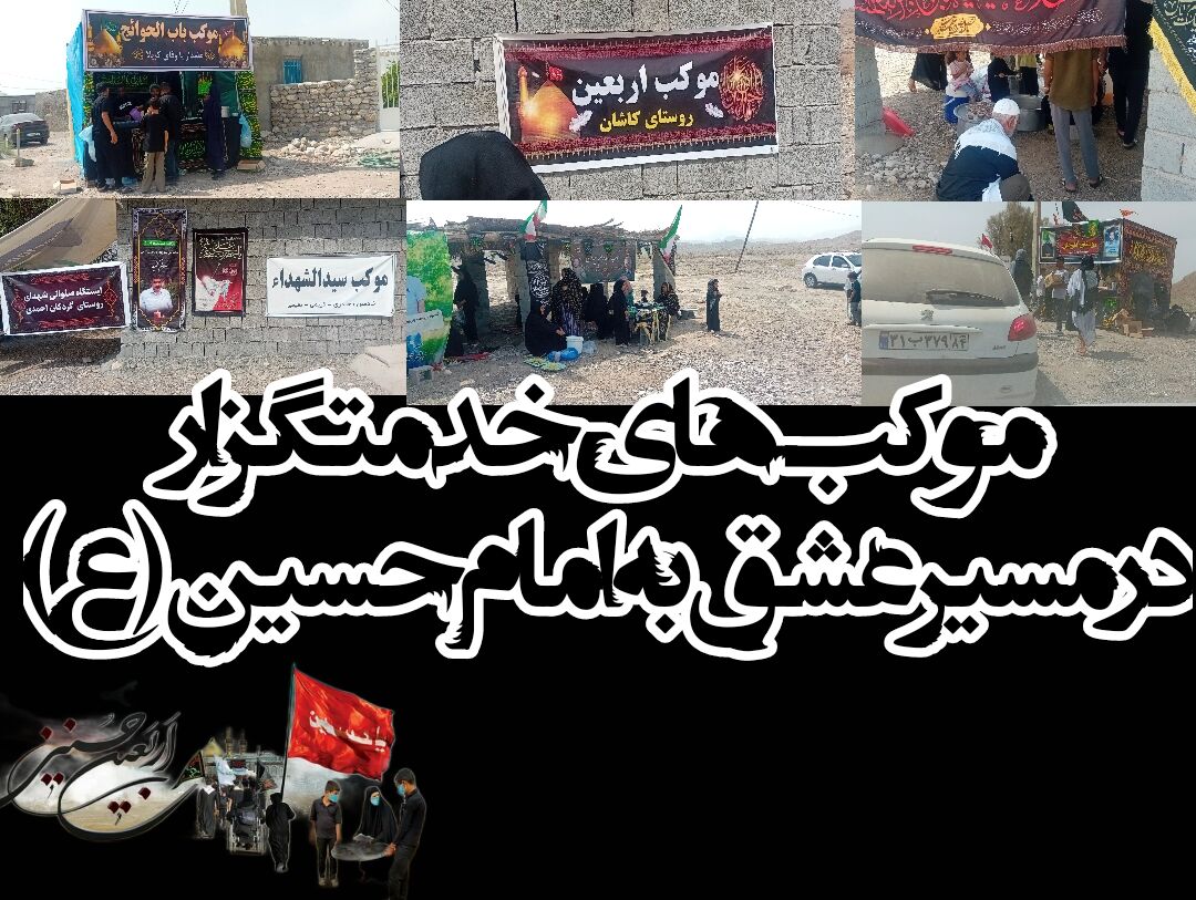 موکب‌های خدمتگزار در مسیر عشق به امام حسین (ع)