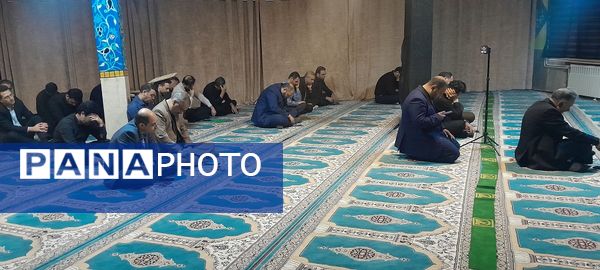 مراسم عزاداری سید الشهدا در اداره‌کل آموزش و پرورش‌البرز