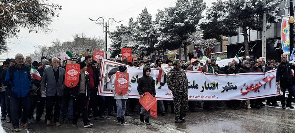 راهپیمایی ۲۲ بهمن در آشخانه